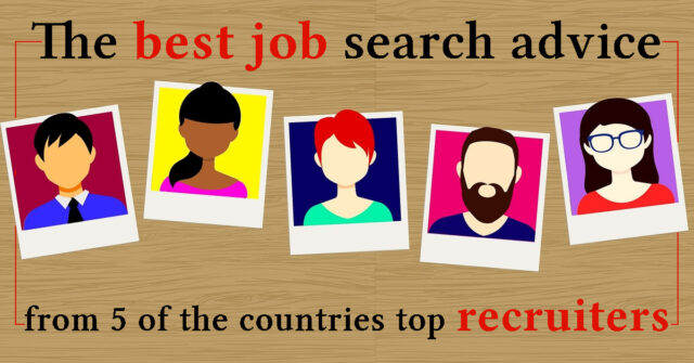 Great job search advice