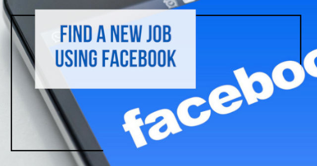 Using Facebook to find jobs