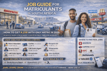 Jobs You Can Get With Only Matric in South Africa — A Realistic Guide for 2026