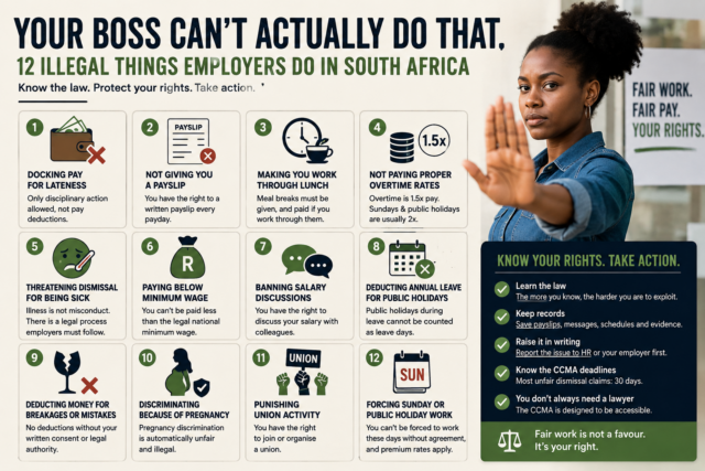12 Things South African Employers Do That Are Completely Illegal